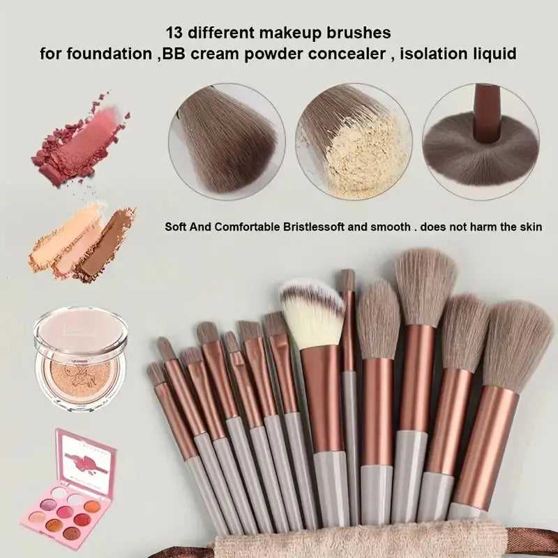 Fluffy Pro Makeup Brush Set