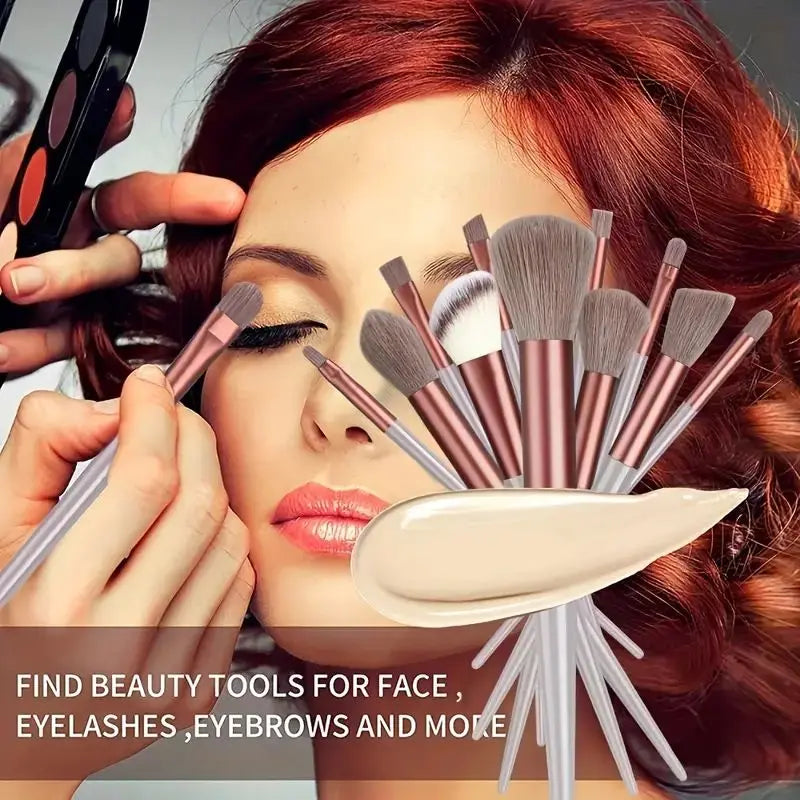 Fluffy Pro Makeup Brush Set