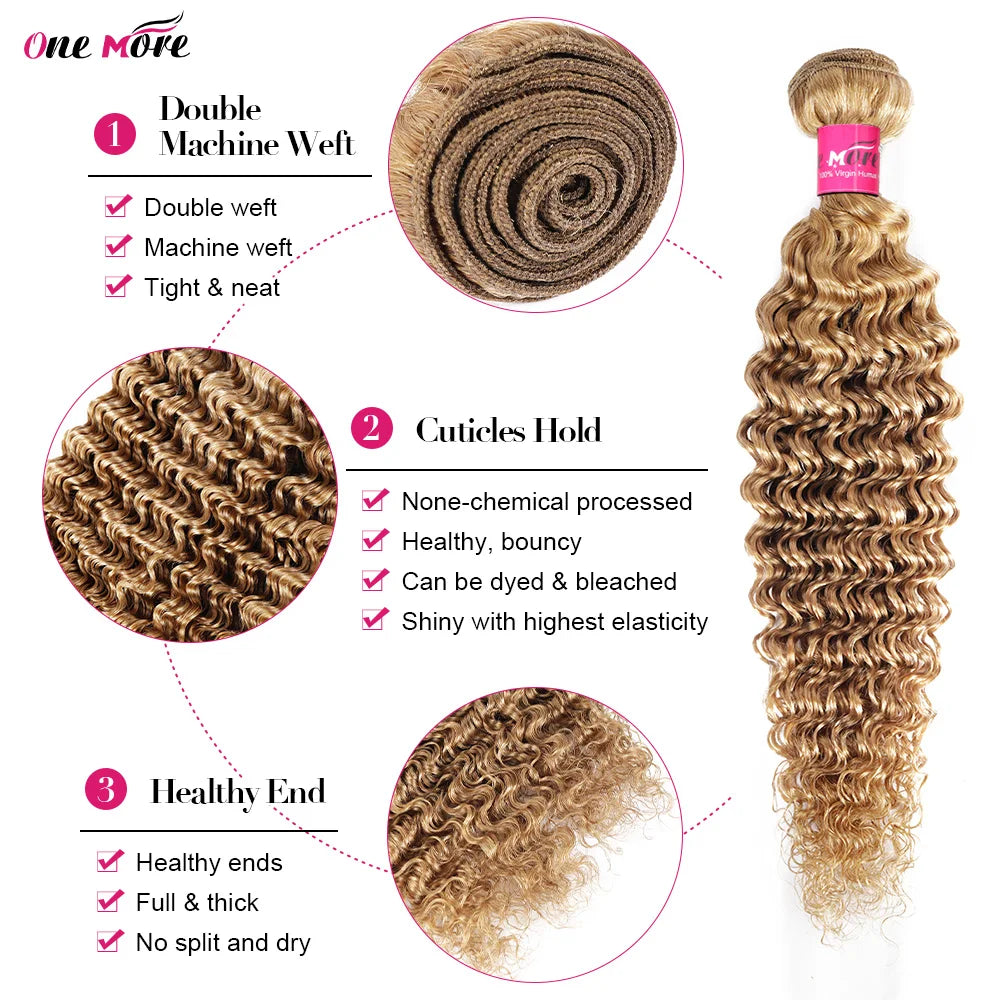 Honey Blonde Wave Hair Bundles