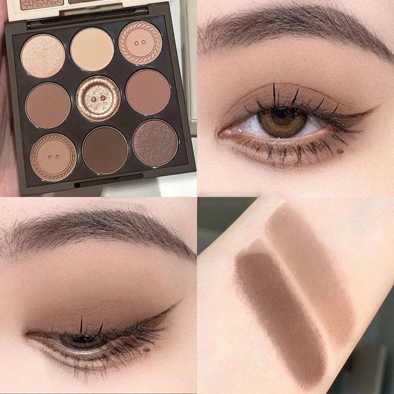 Korean Earth Tone Eyeshadow Palette