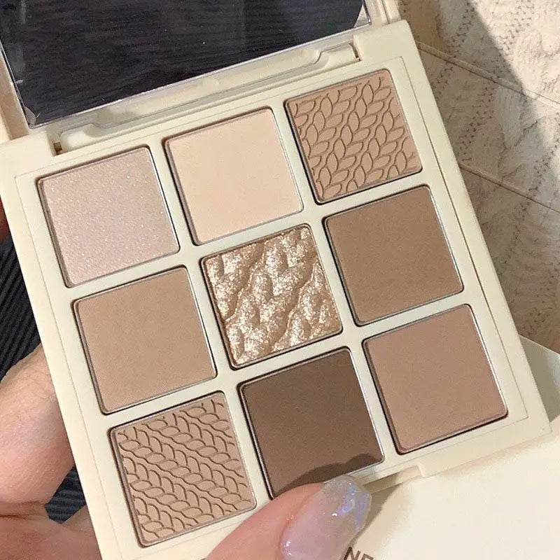 Korean Earth Tone Eyeshadow Palette
