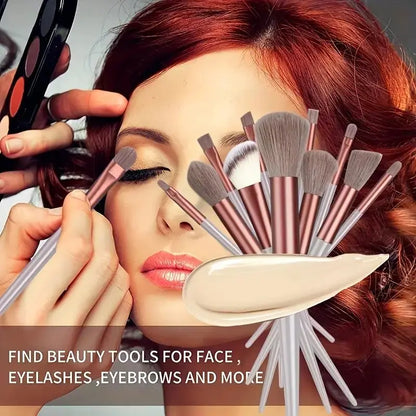 Fluffy Pro Makeup Brush Set
