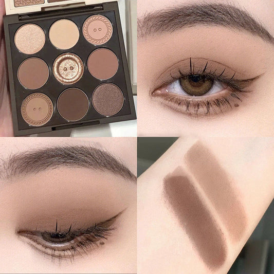Korean Earth Tone Eyeshadow Palette