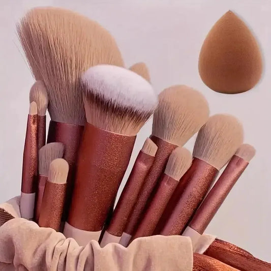 Fluffy Pro Makeup Brush Set