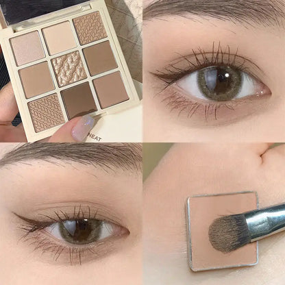 Korean Earth Tone Eyeshadow Palette