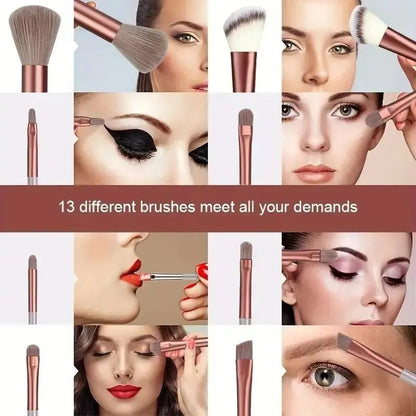 Fluffy Pro Makeup Brush Set