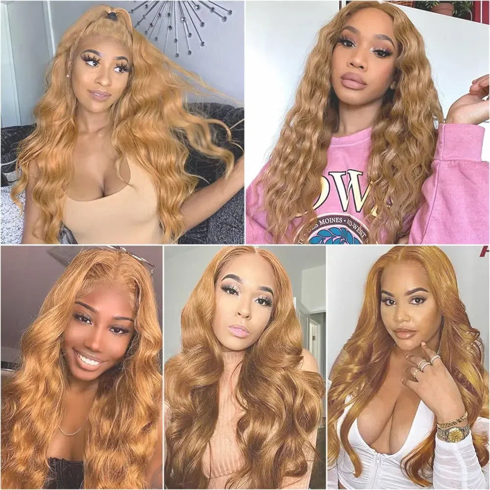 Golden Brazilian Body Wave Hair Extensions