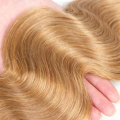 Golden Brazilian Body Wave Hair Extensions