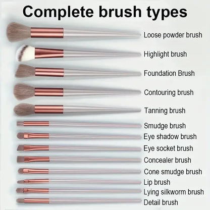 Fluffy Pro Makeup Brush Set
